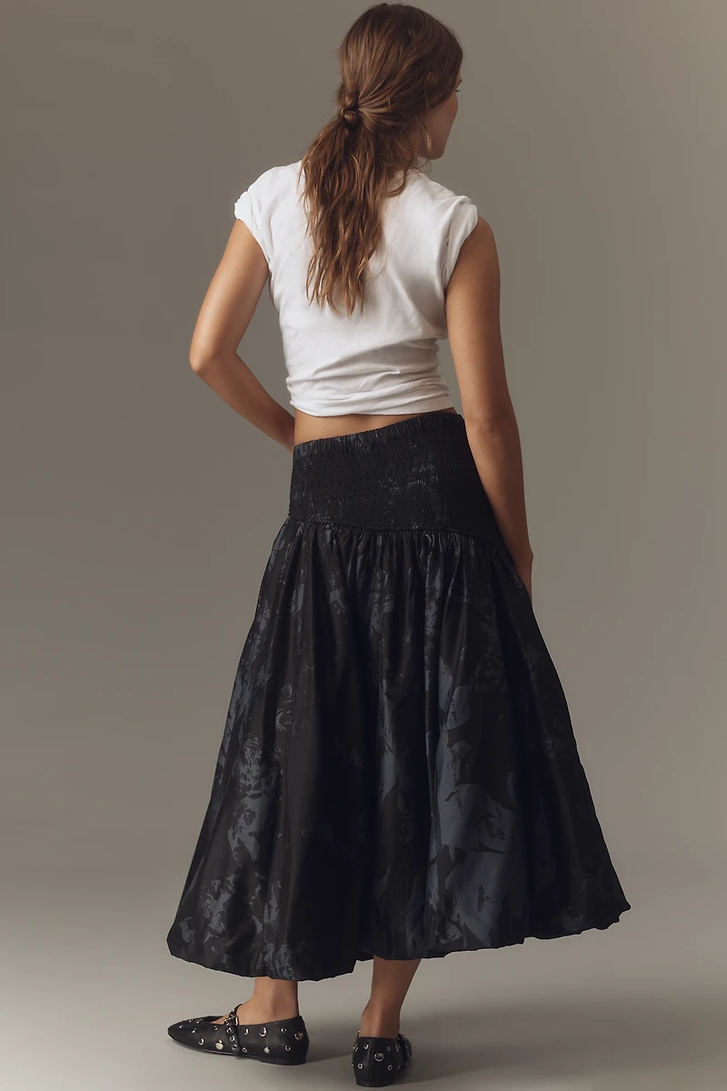 Hope for Flowers by Tracy Reese Smocked Midi Skirt