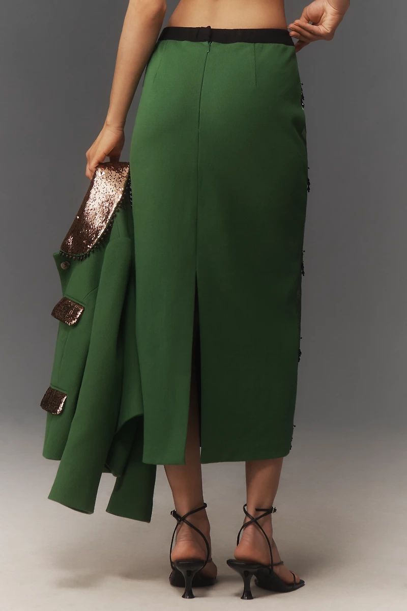 Hope for Flowers by Tracy Reese Embellished Pencil Skirt