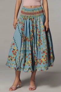 Hope for Flowers by Tracy Reese Bubble-Hem Midi Skirt