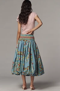 Hope for Flowers by Tracy Reese Bubble-Hem Midi Skirt