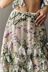 Hope for Flowers by Tracy Reese Textured Midi Skirt
