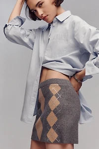 Retrofete Cecilie Wool Cashmere Mini Skirt