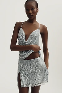 Retrofete Pax Embellished Mini Skirt