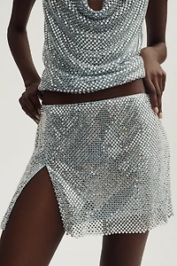 Retrofete Pax Embellished Mini Skirt