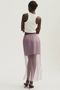 OhSevenDays Kim Sheer Chiffon Skirt