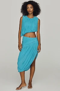 Ronny Kobo Wes Draped Skirt