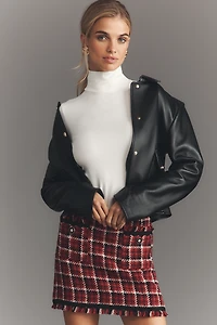 Walter Baker Ada Tweed Mini Skirt