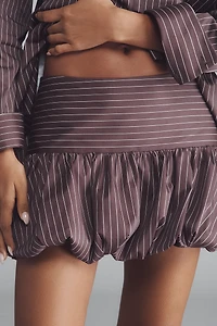 SER.O.YA Soleil Mini Bubble-Hem Skirt