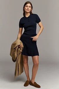 Maeve A-Line Mini Sweater Skirt