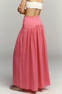 Maeve Drop-Waist Maxi Skirt