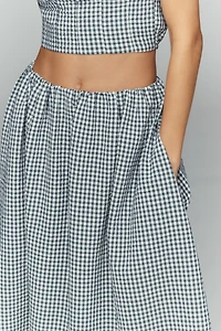 Maeve Gingham Midi Skirt