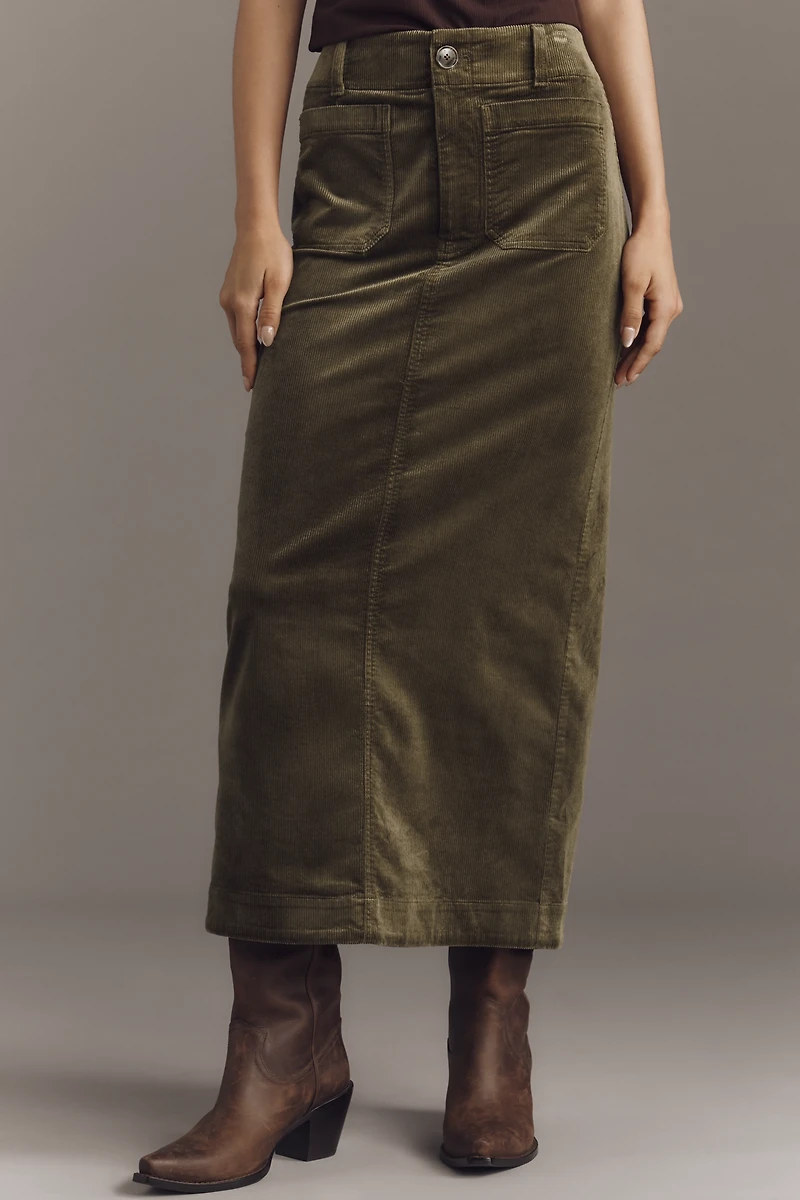 The Colette Corduroy Maxi Skirt by Maeve