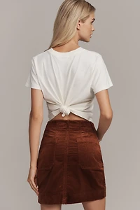 The Colette Corduroy Mini Skirt by Maeve