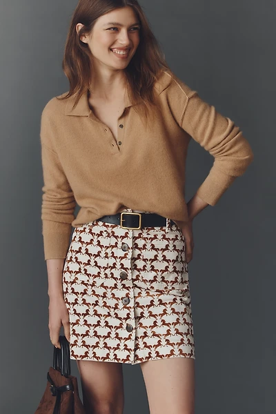 The Colette Corduroy Mini Skirt by Maeve