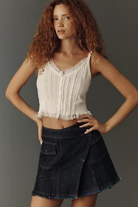 Pilcro Reworked Modern Mini Skirt