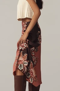 Farm Rio Printed Slip Maxi Skirt