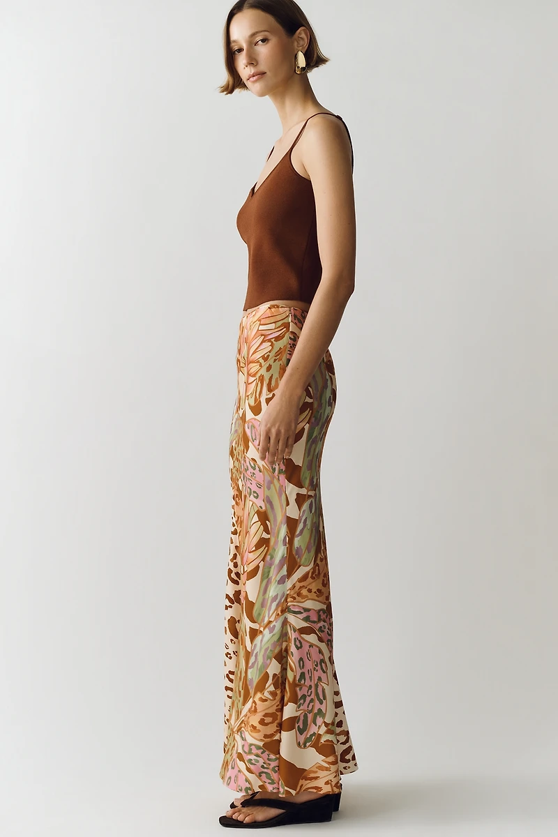 Farm Rio Mixed Print Slip Skirt