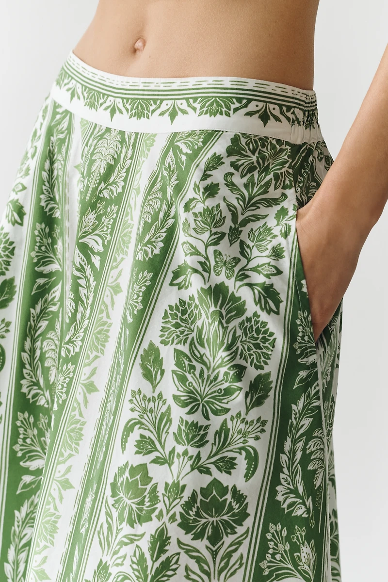 Farm Rio Pleated Skirt