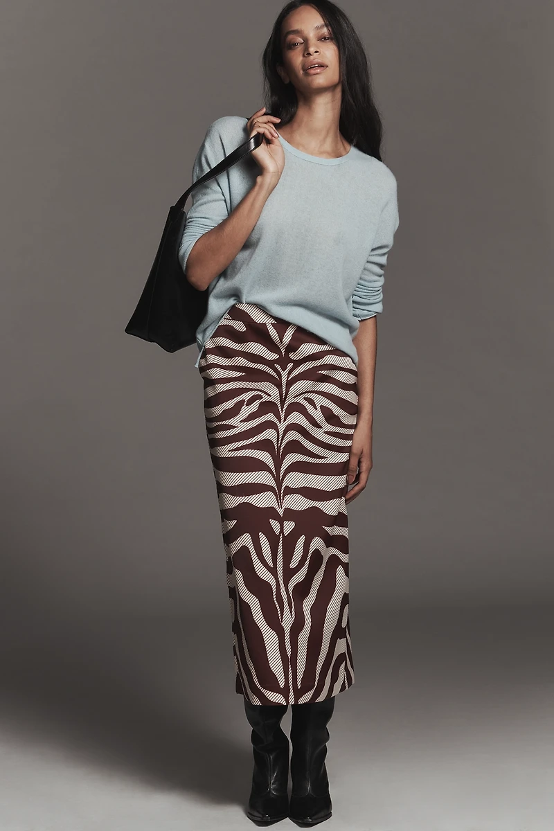 Essentiel Antwerp Itapira Printed Pencil Skirt