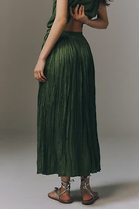 Scotch & Soda Pleated Midi Skirt