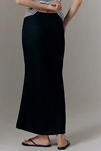 The Tilda Maxi Slip Skirt: Linen Edition