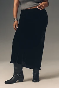 The Tilda Maxi Slip Skirt: Velvet Edition