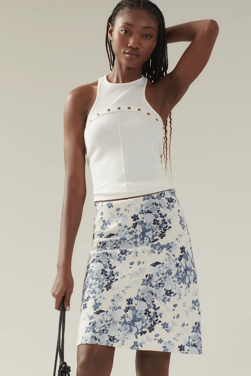 The Tilda Knee-Length Slip Skirt: Linen Edition