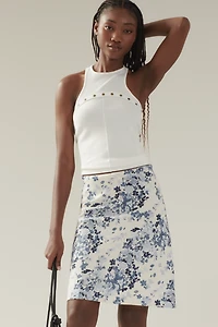 The Tilda Knee-Length Slip Skirt: Linen Edition