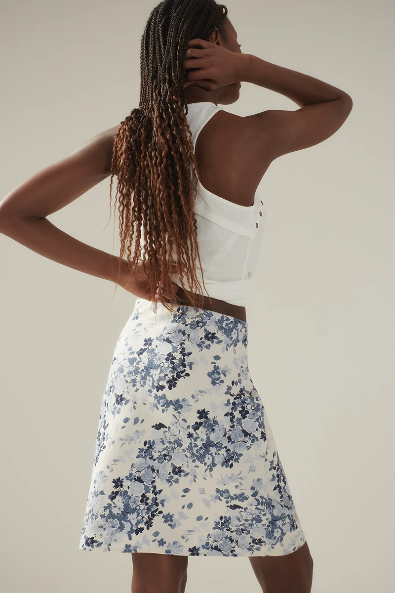 The Tilda Knee-Length Slip Skirt: Linen Edition