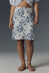 The Tilda Knee-Length Slip Skirt: Linen Edition