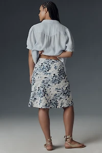 The Tilda Knee-Length Slip Skirt: Linen Edition