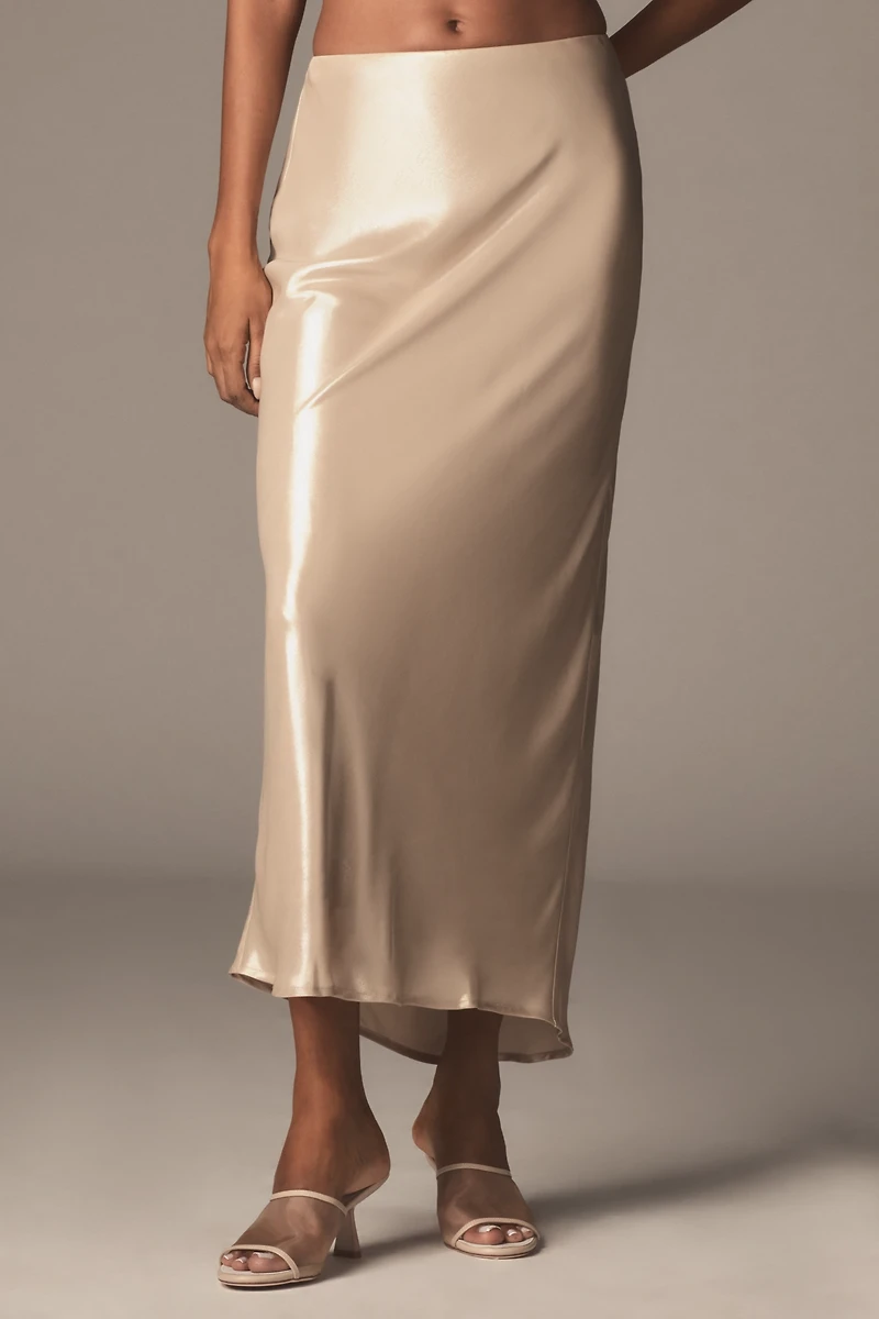 The Tilda Maxi Slip Skirt: Shine Edition