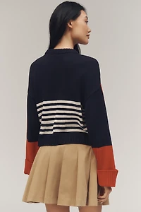 Maeve Reworked Pleated Mini Skirt
