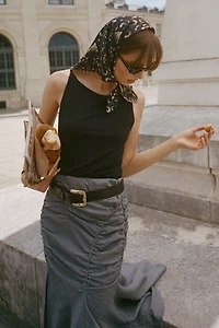 Maeve Ruched Mermaid Skirt