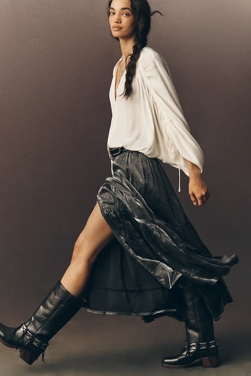 Pilcro Caravan Cargo Maxi Skirt