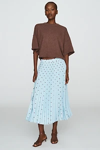 Valerie Pleated Midi Skirt by Maeve