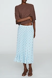 Valerie Pleated Midi Skirt by Maeve