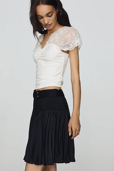 By Anthropologie Jodhpur Mini Skirt