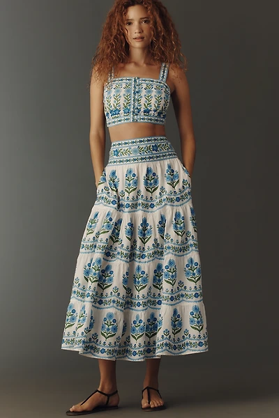 Pink City Prints 100% Cotton Rah Skirt