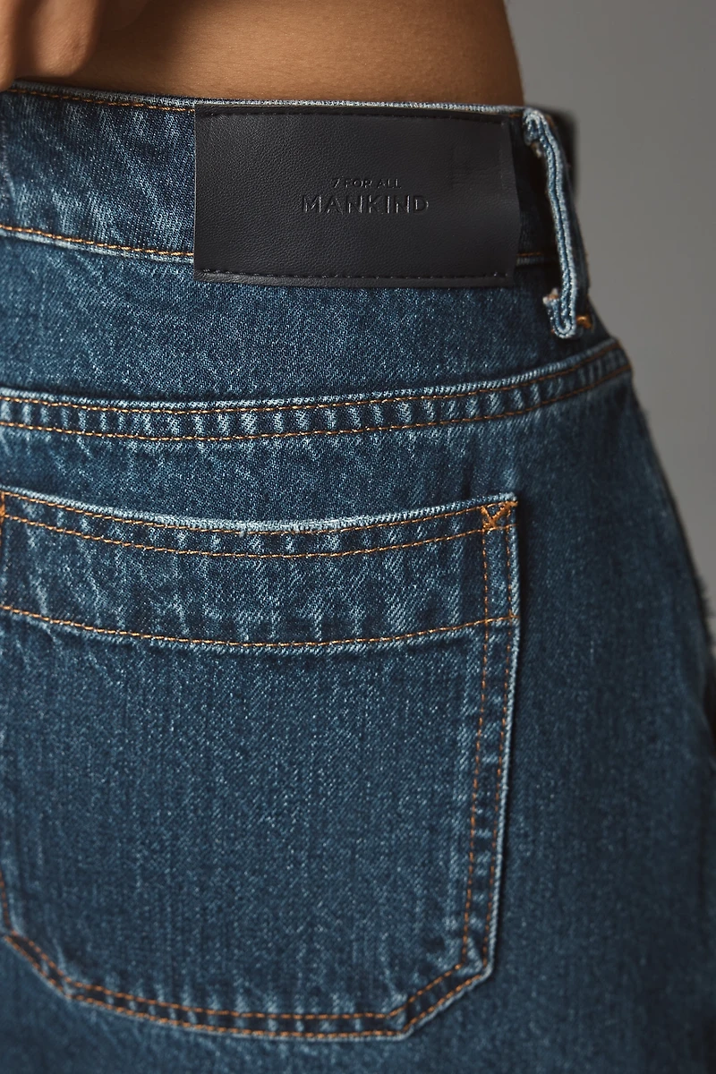 7 For All Mankind Milly Studded Denim Mini Skirt