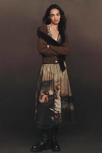 By Anthropologie Wondernight Midi Skirt