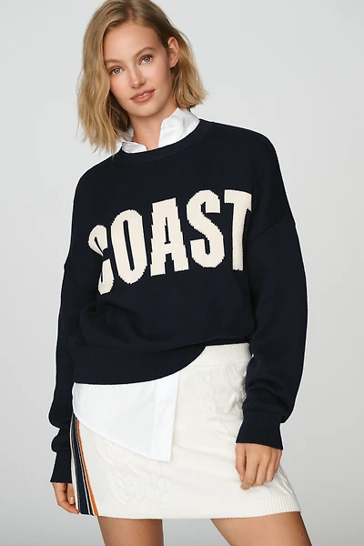 Maeve Preppy Knit Mini Skirt