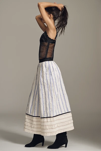 Maude Club Petite  Juniper Midi Skirt