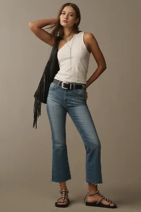 AG Farrah Mid-Rise Crop Bootcut Jeans
