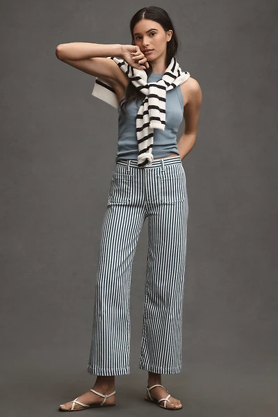 AG Kassie High-Rise Crop Wide Leg Jeans