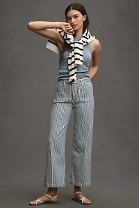 AG Kassie High-Rise Crop Wide Leg Jeans