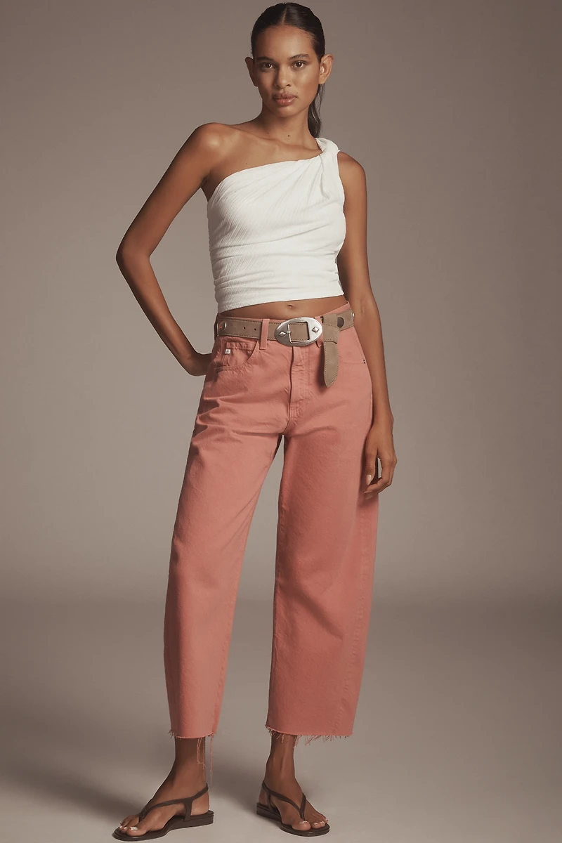 AG Hattie High-Rise Barrel Jeans