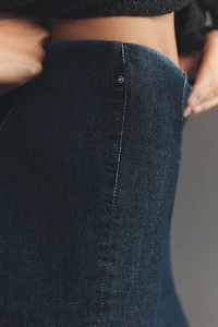 AG Farrah High-Rise Pull-On Crop Bootcut Jeans