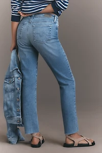AG Mari Mid-Rise Straight-Leg Jeans