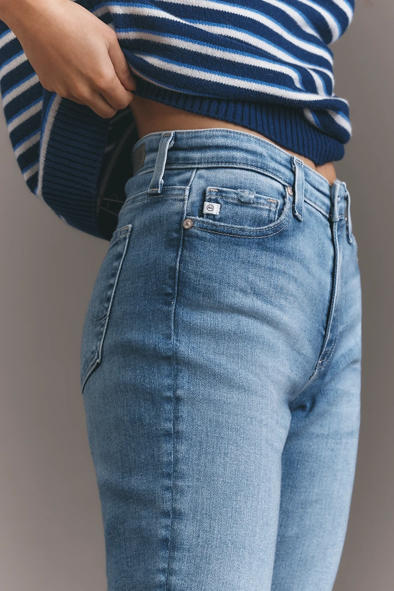 AG Mari Mid-Rise Straight-Leg Jeans